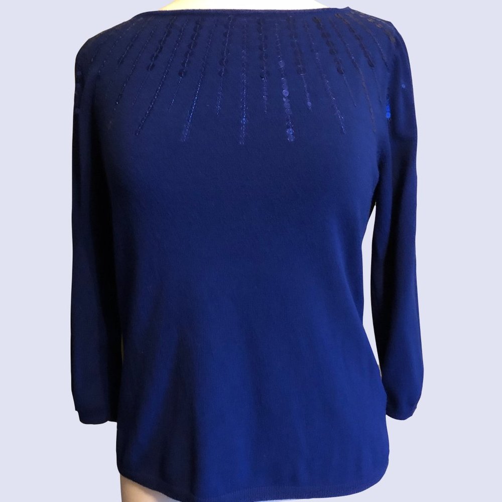Ruby Rd. Royal Blue Sweater